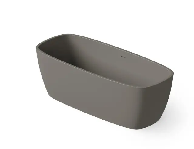 Dea Design Soul Ванна из Solid Surface отдельностоящая 170x72 см, цвет: grey DD8632 1700 3