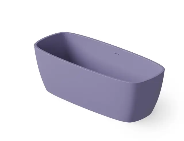 Dea Design Soul Ванна из Solid Surface отдельностоящая 170x72 см, цвет: lilac DD8632 1700 14