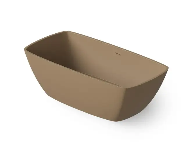 Dea Design Modern Ванна из Solid Surface отдельностоящая 170x85 см, цвет: light camel DD8631 1700 2