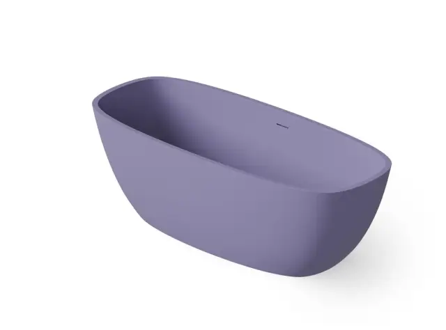 Dea Design Soul Ванна из Solid Surface отдельностоящая 170x72 см, цвет: lilac DD8630 1700 14