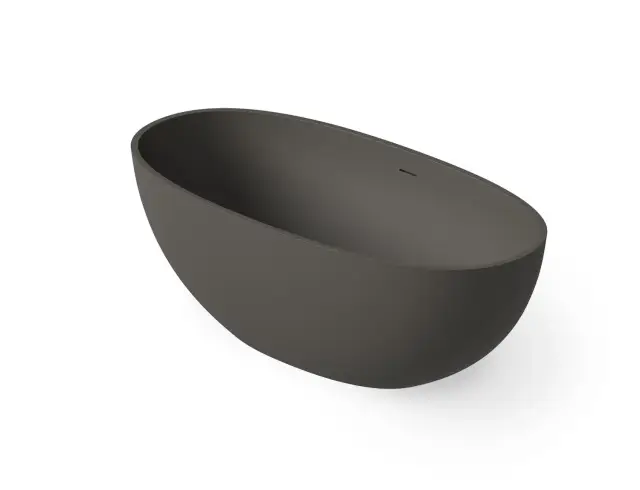 Dea Design Nature Ванна из Solid Surface отдельностоящая 165x80 см, цвет: graphite DD8628 1650 5