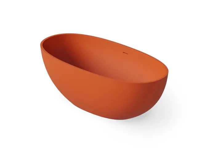 Dea Design Nature Ванна из Solid Surface отдельностоящая 155x75 см, цвет: orange DD8628 1550 7