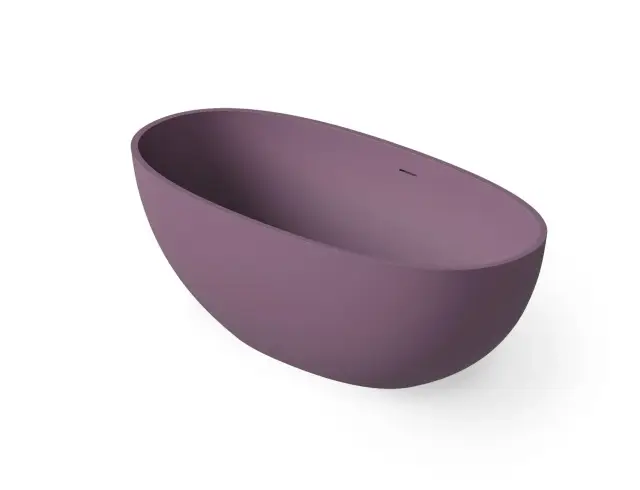 Dea Design Nature Ванна из Solid Surface отдельностоящая 155x75 см, цвет: lavender DD8628 1550 8