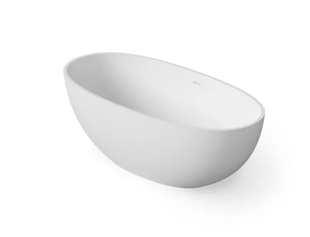 Dea Design Nature Ванна из Solid Surface отдельностоящая 155x75 см, цвет: white DD8628 1550 18