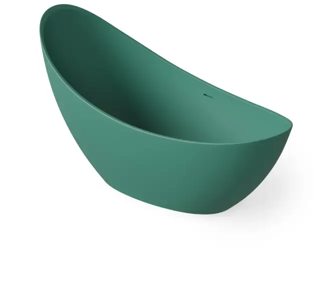 Dea Design Elegant Ванна из Solid Surface отдельностоящая 186x78 см, цвет: green DD8621 1860 10