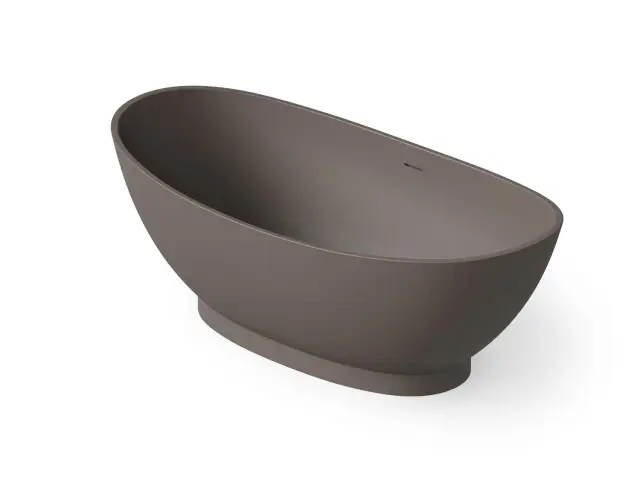 Dea Design Elegant Ванна из Solid Surface отдельностоящая 155x78 см, цвет: grey brown DD8620 1550 6