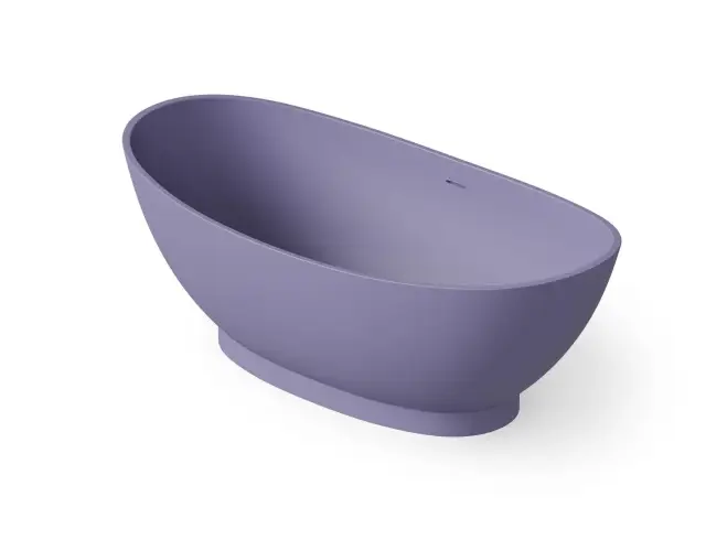 Dea Design Elegant Ванна из Solid Surface отдельностоящая 155x78 см, цвет: lilac DD8620 1550 14