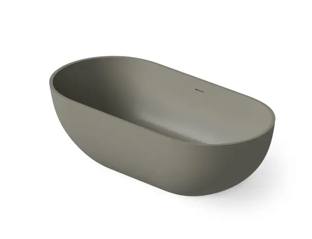 Dea Design Shadow Ванна из Solid Surface отдельностоящая 178x88 см, цвет: light grey DD8619 1780 4