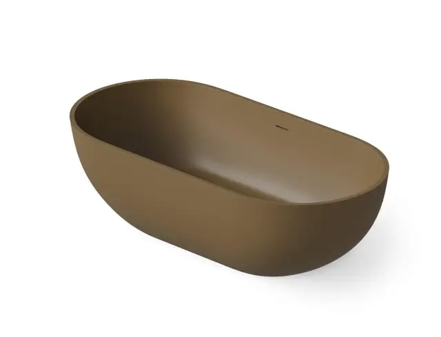 Dea Design Shadow Ванна из Solid Surface отдельностоящая 178x88 см, цвет: dark camel DD8619 1780 1
