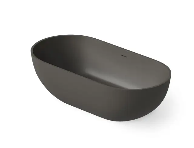 Dea Design Shadow Ванна из Solid Surface отдельностоящая 155x77 см, цвет: graphite DD8619 1550 5