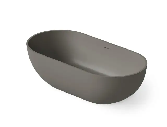 Dea Design Shadow Ванна из Solid Surface отдельностоящая 140x70 см, цвет: grey DD8619 1400 3