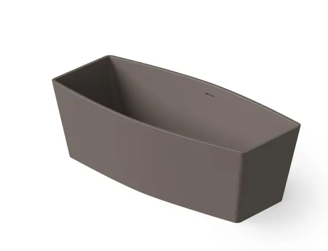 Dea Design Soul Ванна из Solid Surface отдельностоящая 170x78 см, цвет: grey brown DD8618 1700 6