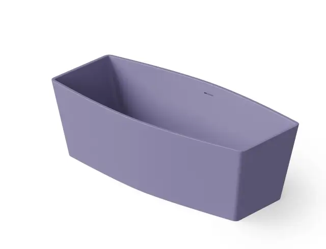 Dea Design Soul Ванна из Solid Surface отдельностоящая 170x78 см, цвет: lilac DD8618 1700 14