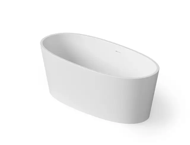 Dea Design Nature Ванна из Solid Surface отдельностоящая 160x90 см, цвет: white DD8617 1600 18