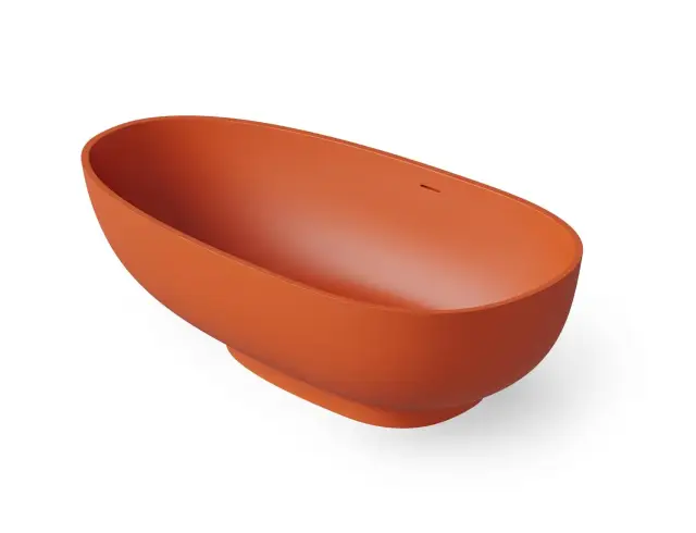Dea Design Modern Ванна из Solid Surface отдельностоящая 180x94 см, цвет: orange DD8616 1800 7