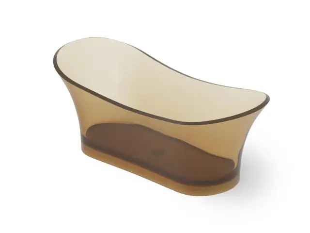 Dea Design Elegant Ванна из Glasstech отдельностоящая 175x75 см, цвет: classic green DD8614 1750 R6