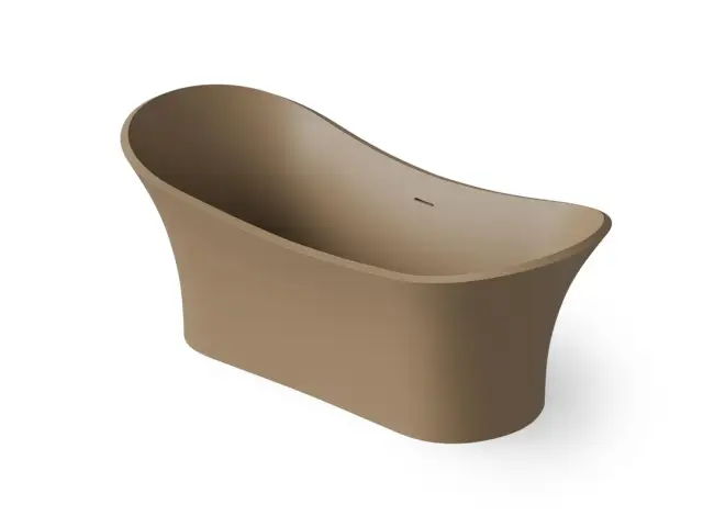 Dea Design Elegant Ванна из Solid Surface отдельностоящая 175x75 см, цвет: light camel DD8614 1750 2