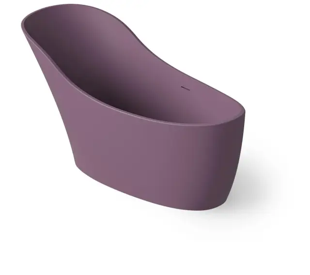 Dea Design Elegant Ванна из Solid Surface отдельностоящая 169x75 см, цвет: lavender DD8613 1690 8