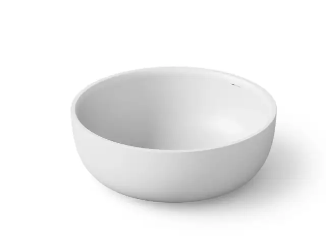 Dea Design Round Ванна из Solid Surface отдельностоящая 135x135 см, цвет: white DD8612 1350 18