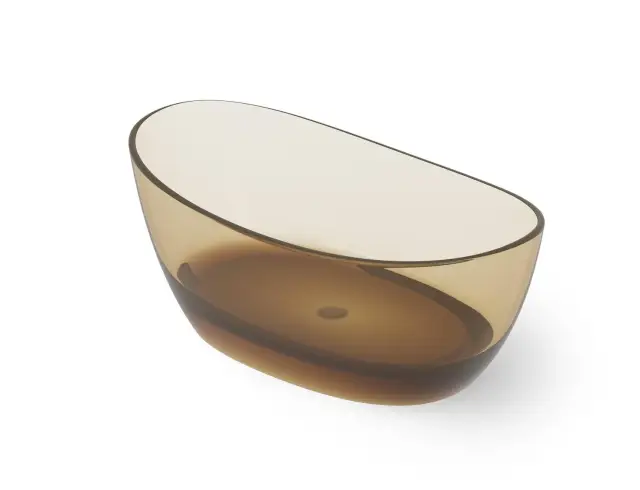 Dea Design Elegant Ванна из Glasstech отдельностоящая 163x85 см, цвет: classic green DD8611 1630 R6