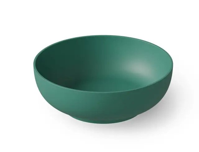Dea Design Round Ванна из Solid Surface отдельностоящая 190x190 см, цвет: green DD8610 1900 10