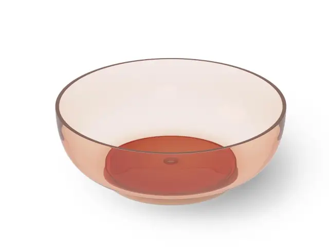 Dea Design Round Ванна из Glasstech отдельностоящая 150x150 см, цвет: brown copper DD8610 1500 R9