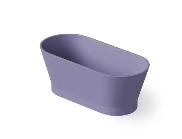 Dea Design Shadow Ванна из Solid Surface отдельностоящая 150x68 см, цвет: lilac DD8609 1500 14