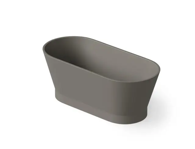 Dea Design Shadow Ванна из Solid Surface отдельностоящая 150x68 см, цвет: grey DD8609 1500 3
