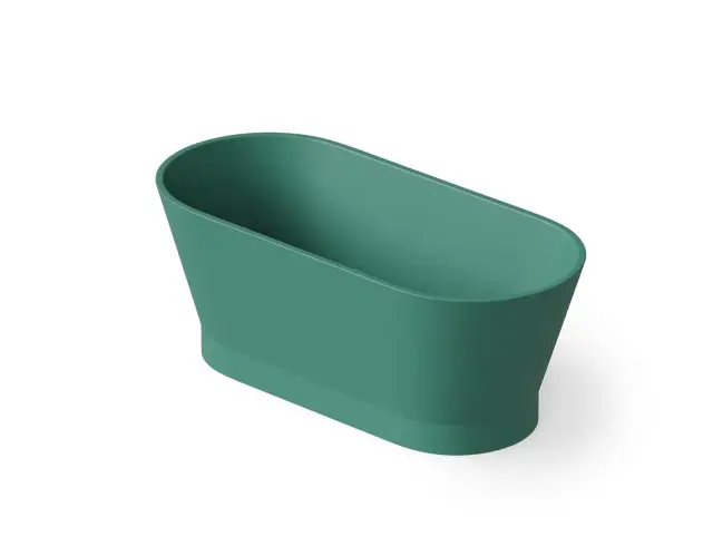 Dea Design Shadow Ванна из Solid Surface отдельностоящая 150x68 см, цвет: green DD8609 1500 10