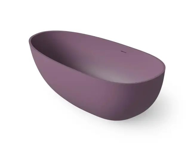 Dea Design Modern Ванна из Solid Surface отдельностоящая 160x80 см, цвет: lavender DD8608 1600 8