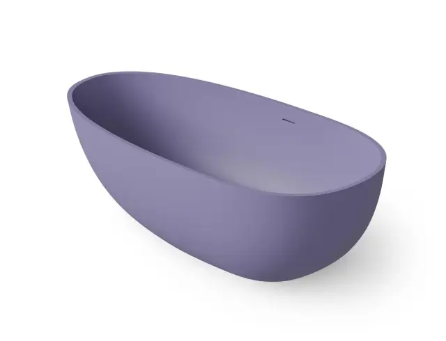 Dea Design Modern Ванна из Solid Surface отдельностоящая 160x80 см, цвет: lilac DD8608 1600 14