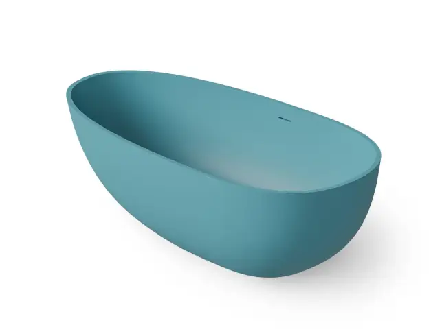 Dea Design Modern Ванна из Solid Surface отдельностоящая 150x76 см, цвет: wave DD8608 1500 15