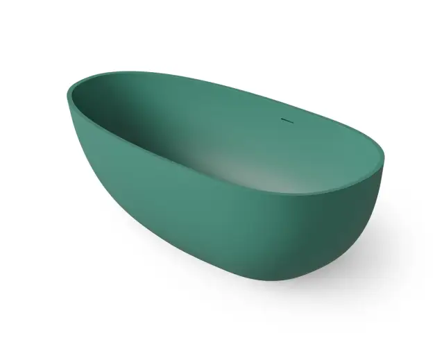 Dea Design Modern Ванна из Solid Surface отдельностоящая 150x76 см, цвет: green DD8608 1500 10
