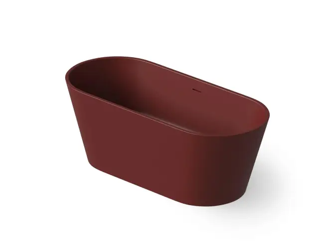 Dea Design Shadow Ванна из Solid Surface отдельностоящая 160x70 см, цвет: red wine DD8606 1600 17