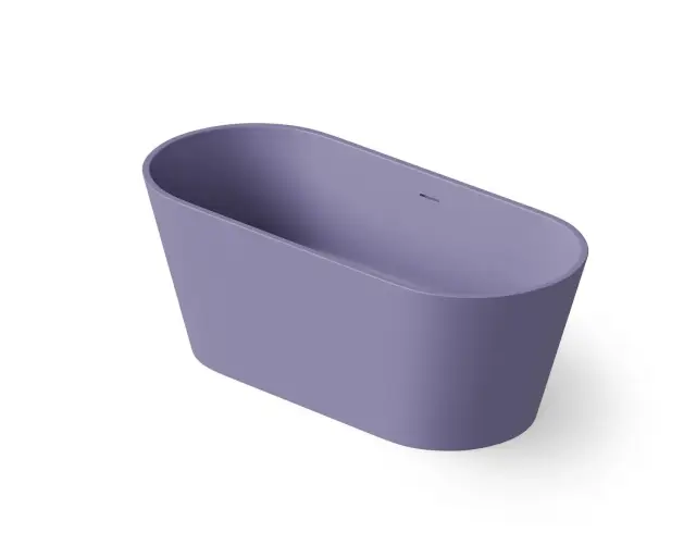 Dea Design Shadow Ванна из Solid Surface отдельностоящая 160x70 см, цвет: lilac DD8606 1600 14