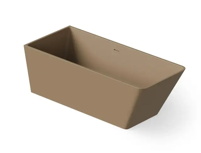 Dea Design Soul Ванна из Solid Surface отдельностоящая 170x73 см, цвет: light camel DD8605 1700 2