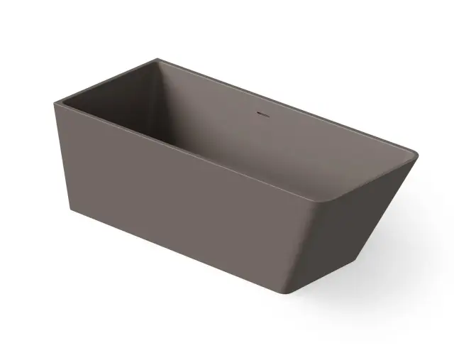 Dea Design Soul Ванна из Solid Surface отдельностоящая 170x73 см, цвет: grey brown DD8605 1700 6