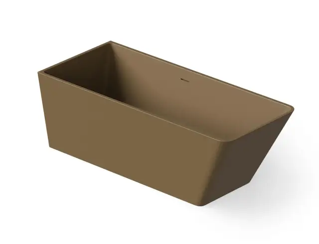 Dea Design Soul Ванна из Solid Surface отдельностоящая 170x73 см, цвет: dark camel DD8605 1700 1