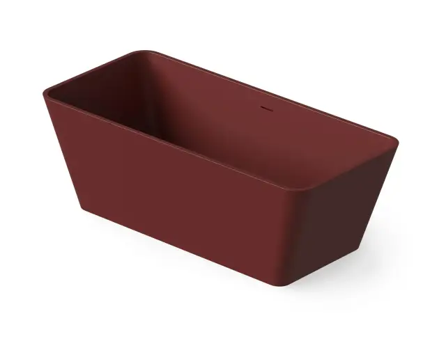 Dea Design Modern Ванна из Solid Surface отдельностоящая 150x68 см, цвет: red wine DD8603 1500 17