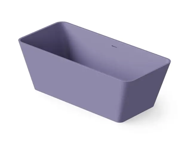 Dea Design Modern Ванна из Solid Surface отдельностоящая 150x68 см, цвет: lilac DD8603 1500 14