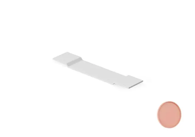 Dea Design Полка для ванны 94x20 см, Solid Surface, цвет: lotus DD3602 940 13