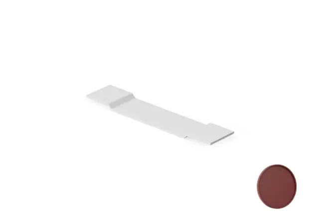 Dea Design Полка для ванны 94x20 см, Solid Surface, цвет: red wine DD3602 940 17