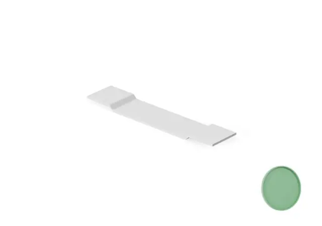 Dea Design Полка для ванны 94x20 см, Solid Surface, цвет: mint DD3602 940 12