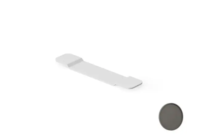 Dea Design Полка для ванны 94x20 см, Solid Surface, цвет: graphite DD3601 940 5