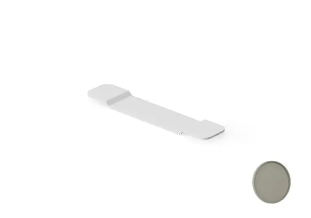 Dea Design Полка для ванны 94x20 см, Solid Surface, цвет: light grey DD3601 940 4