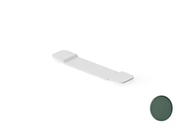 Dea Design Полка для ванны 94x20 см, Solid Surface, цвет: dark green DD3601 940 11