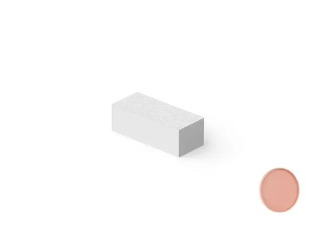 Dea Design Ступенька для ванны 60x25x20h см, Solid Surface, цвет: lotus DD3005 600 13