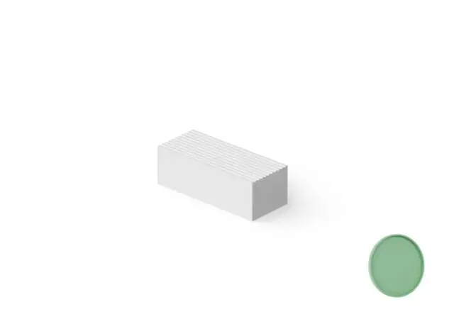 Dea Design Ступенька для ванны 60x25x20h см, Solid Surface, цвет: mint DD3005 600 12