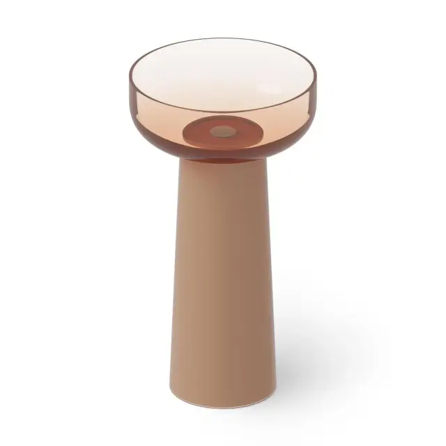 Dea Design Раковина напольная d48x88h см, Glasstech, выпуск в пол, цвет: brown copper DD2027 480 R9