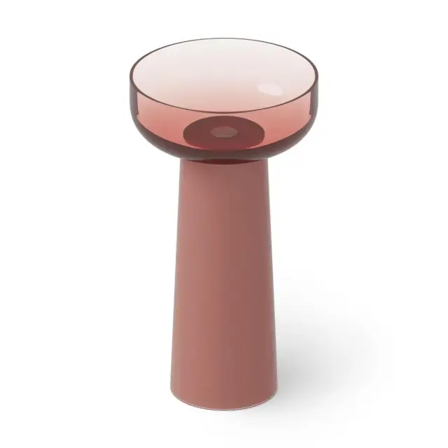 Dea Design Раковина напольная d48x88h см, Glasstech, выпуск в пол, цвет: pomegranate DD2027 480 R5